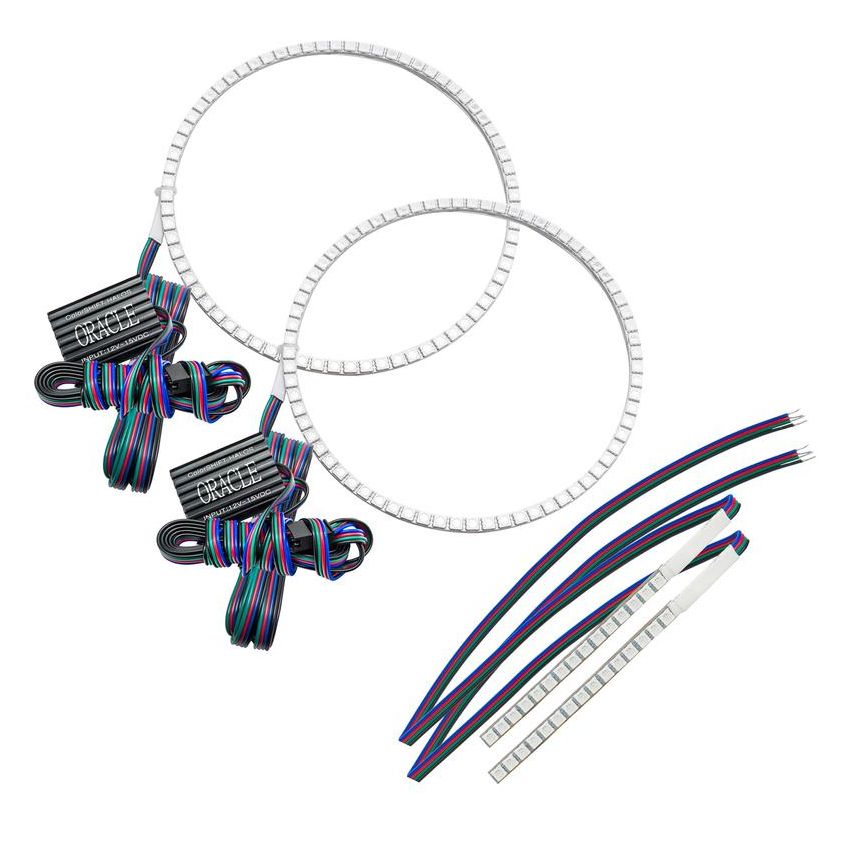 Oracle Lighting 1471-334 ColorSHIFT(tm) Headlight Halo Kit w/DRL Bar - Base Headlights