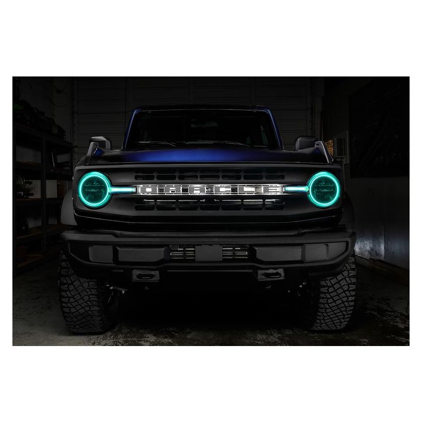 Oracle Lighting 1471-334 ColorSHIFT(tm) Headlight Halo Kit w/DRL Bar - Base Headlights