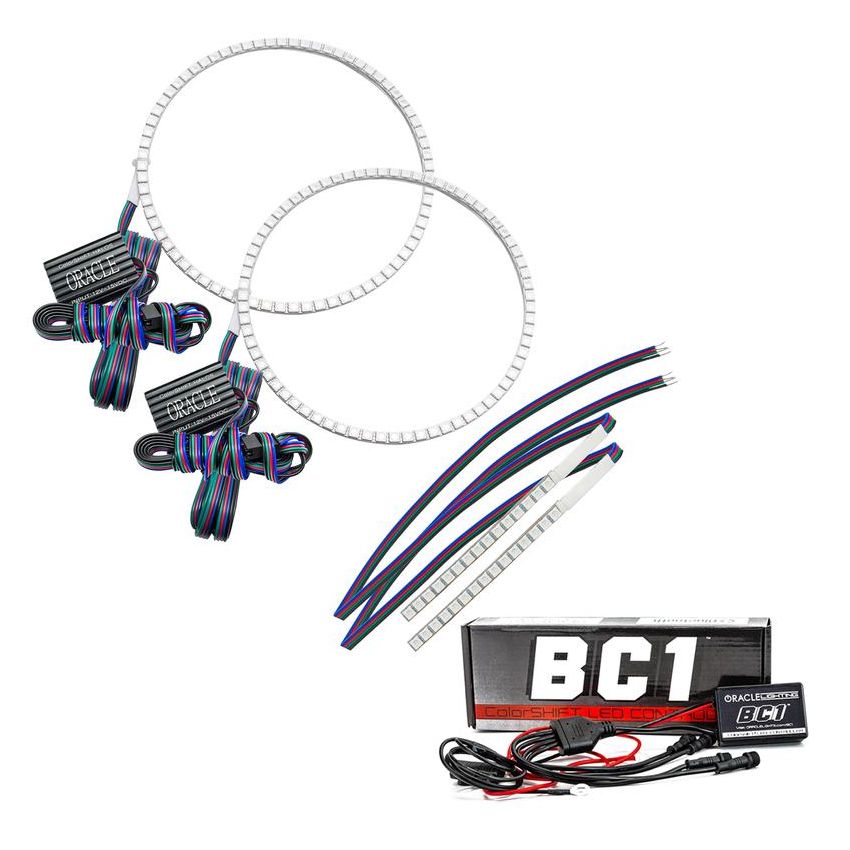Oracle Lighting 1471-335 ColorSHIFT(tm) Headlight Halo Kit w/DRL Bar - Base Headlights
