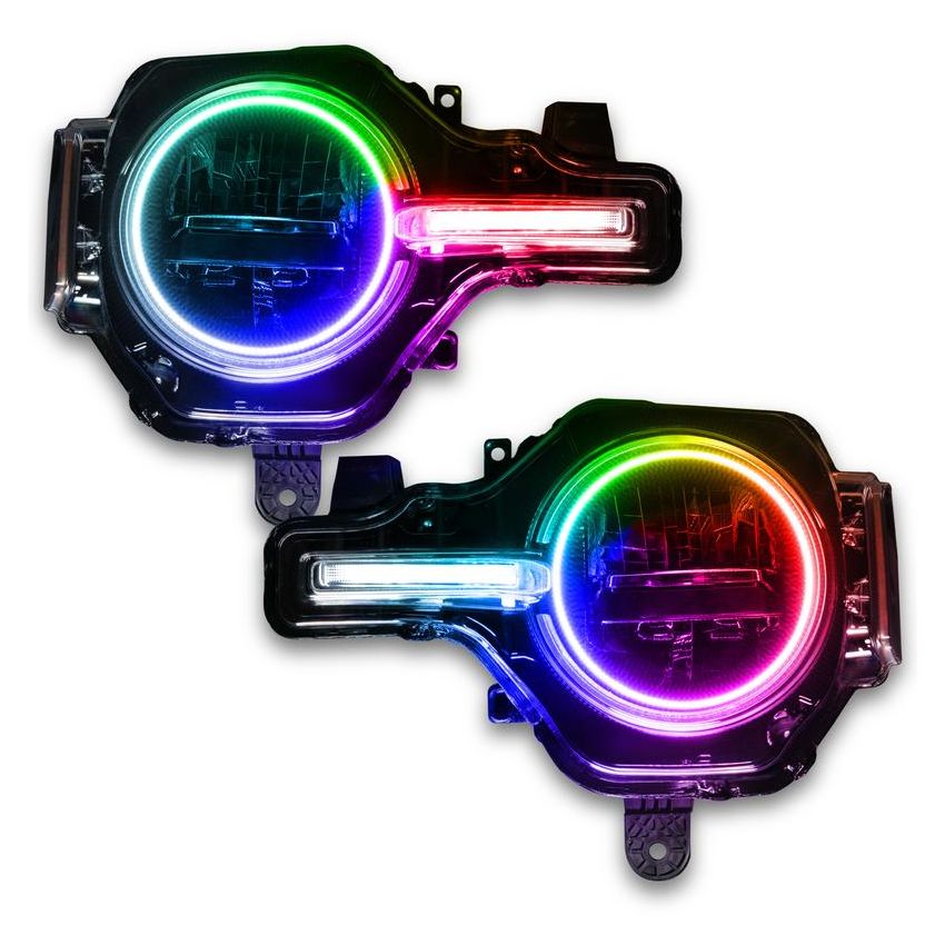 Oracle Lighting 1471-335 ColorSHIFT(tm) Headlight Halo Kit w/DRL Bar - Base Headlights