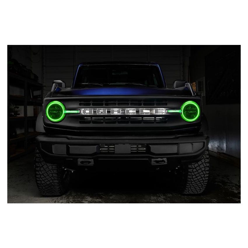 Oracle Lighting 1471-335 ColorSHIFT(tm) Headlight Halo Kit w/DRL Bar - Base Headlights