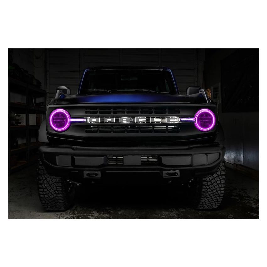 Oracle Lighting 1471-335 ColorSHIFT(tm) Headlight Halo Kit w/DRL Bar - Base Headlights