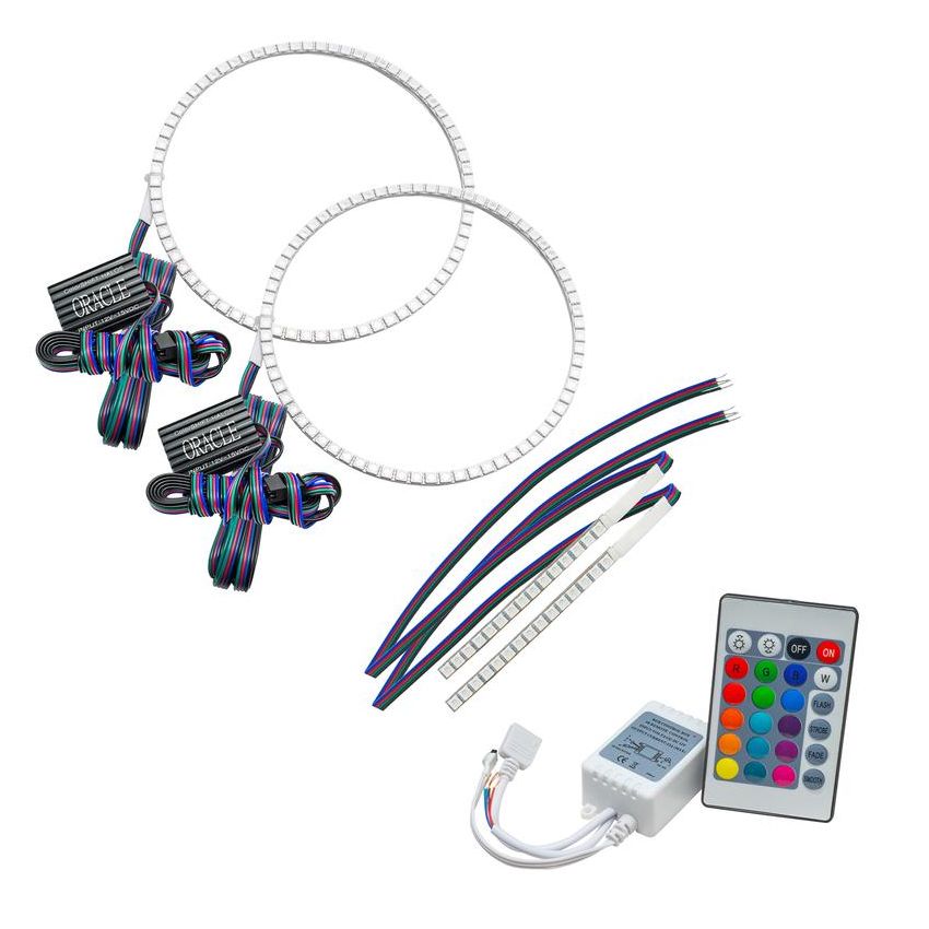 Oracle Lighting 1471-504 ColorSHIFT(tm) Headlight Halo Kit w/DRL Bar - Base Headlights