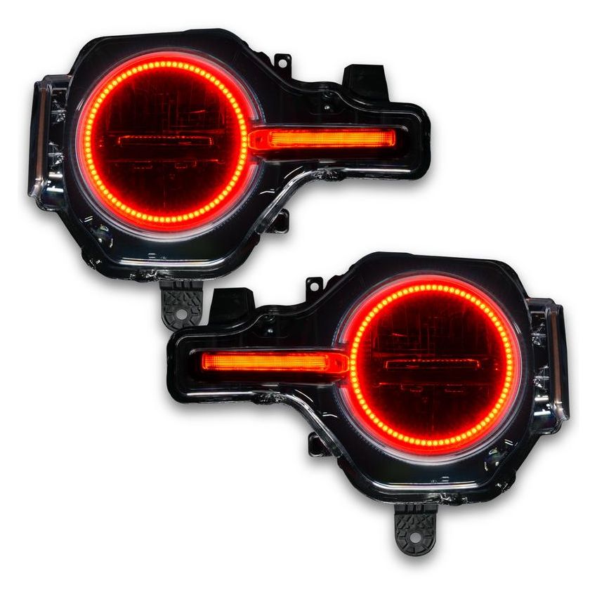 Oracle Lighting 1471-504 ColorSHIFT(tm) Headlight Halo Kit w/DRL Bar - Base Headlights
