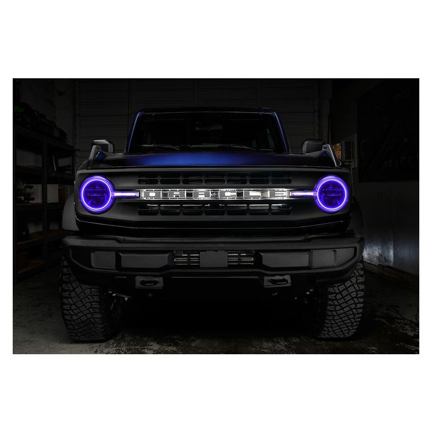 Oracle Lighting 1471-504 ColorSHIFT(tm) Headlight Halo Kit w/DRL Bar - Base Headlights