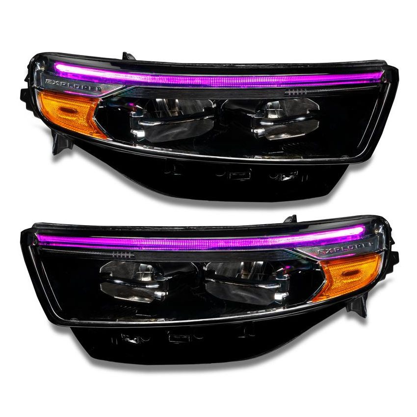 Oracle Lighting 1472-334 2020-2022 Ford Explorer ColorSHIFT(tm) RGB Headlight DRL Upgrade Kit