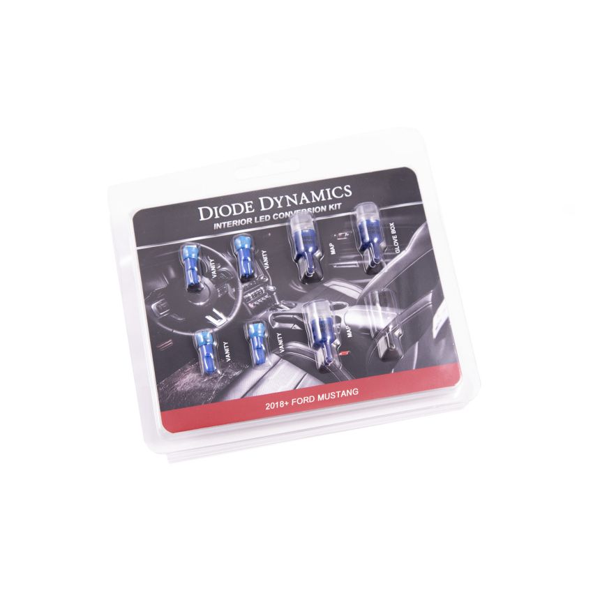 Diode Dynamics DD0355 18-19 Mustang Stage 1 Mustang Interior LED Light Kit - Blue