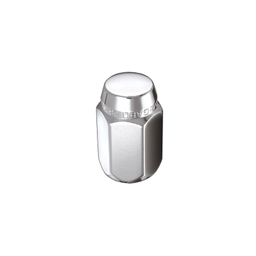 McGard Hex Lug Nut (Cone Seat) 9/16-18 / 13/16 Hex / 1.75in. Length (Box of 100) - Chrome