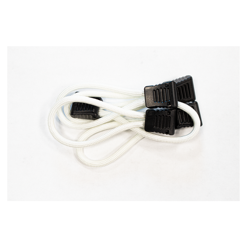 Fishbone Offroad Paracord Zipper Pulls 5 Pcs White