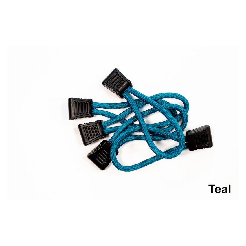 Fishbone Offroad FB51279-3 Paracord Zipper Pulls 5 Pcs Teal