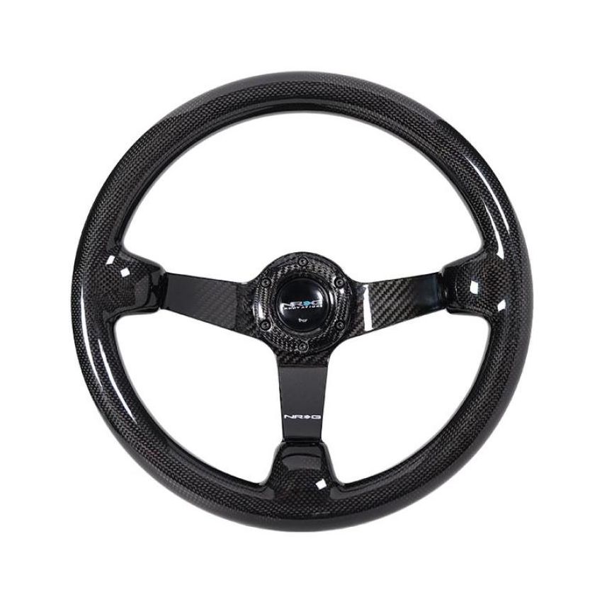 NRG Forged Carbon Fiber Steering Wheel (350mm / 3in. Deep)