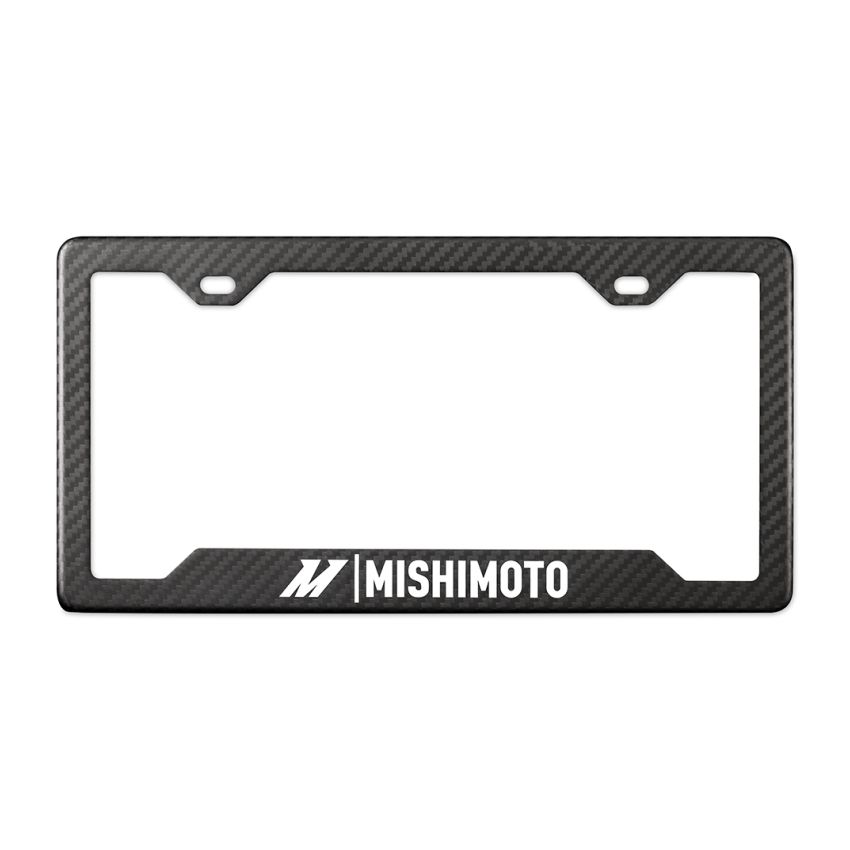 Mishimoto Carbon Fiber License Plate Frame - Matte