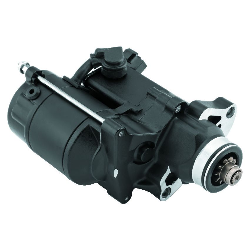 TwinPower 215501 Twin Power 07-17 Big Twins +06 Dyna Exc M8 1.4 Kw Starter Black Replaces H-D 31618-06A