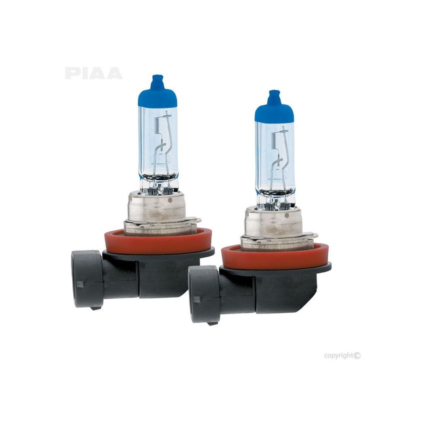 PIAA 15211 PIAA H11 XTreme White Plus Twin Pack Halogen Bulbs