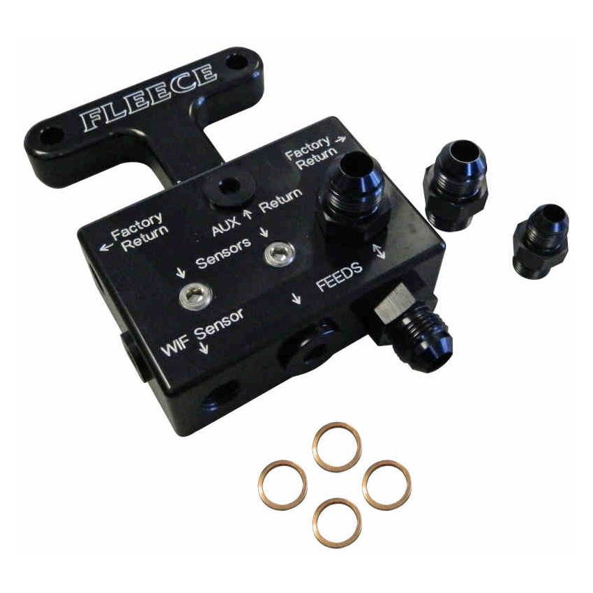 Fleece Performance 03-07 Dodge 5.9L / 07.5-09 6.7L Cummins 3rd Gen Fuel Distribution Block