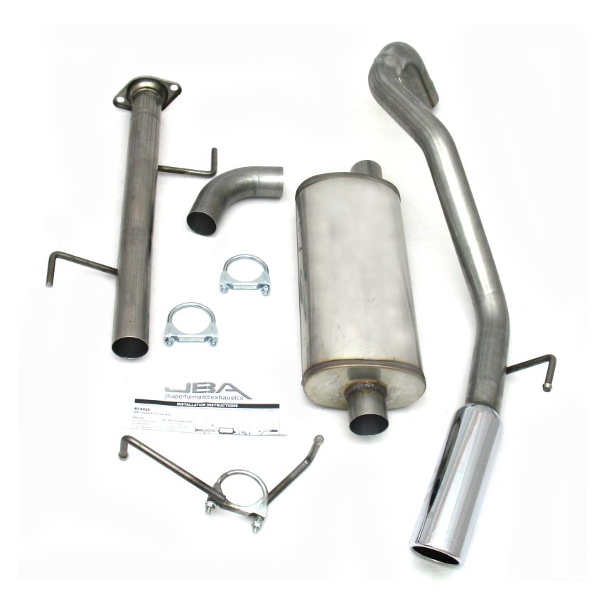 JBA 07-14 Toyota FJ Cruiser 4.0L 409SS Single Rear Exit Cat-Back Exhaust