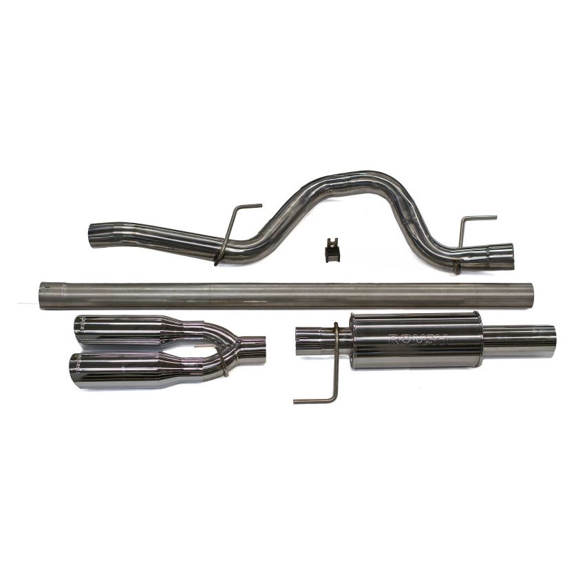 Roush 421248 2011-2014 Ford F-150 3.5L/5.0L/6.2L Enhanced Sound Cat-Back Exhaust Kit