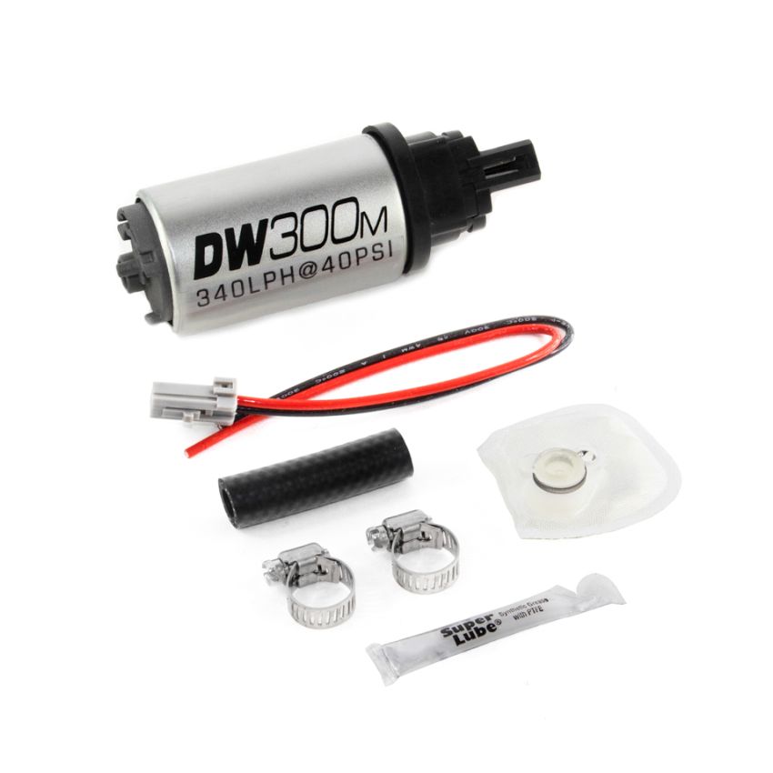 DeatschWerks 340 LPH Ford In-Tank Fuel Pump DW300M Series w/ 05-10 Mustang V6 / V8 Install Kit