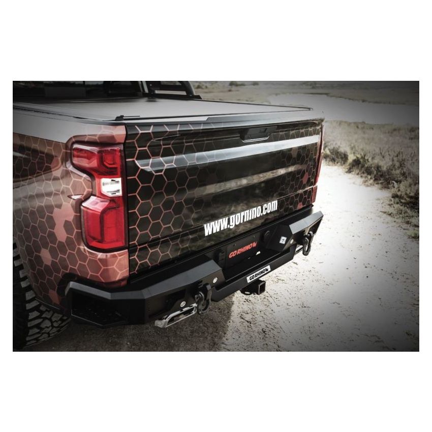 Go Rhino 28176T 19-20 Chevrolet Silverado 1500 BR20 Rear Bumper Replacement