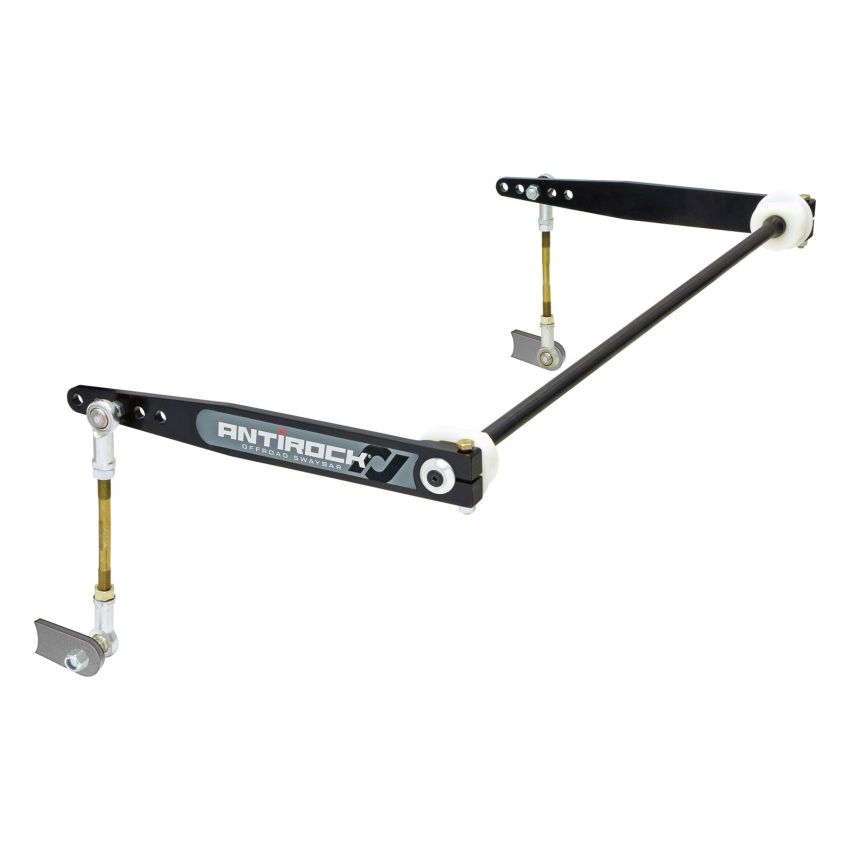 RockJock YJ Antirock Sway Bar Kit Front Bolt-On Steel Arms