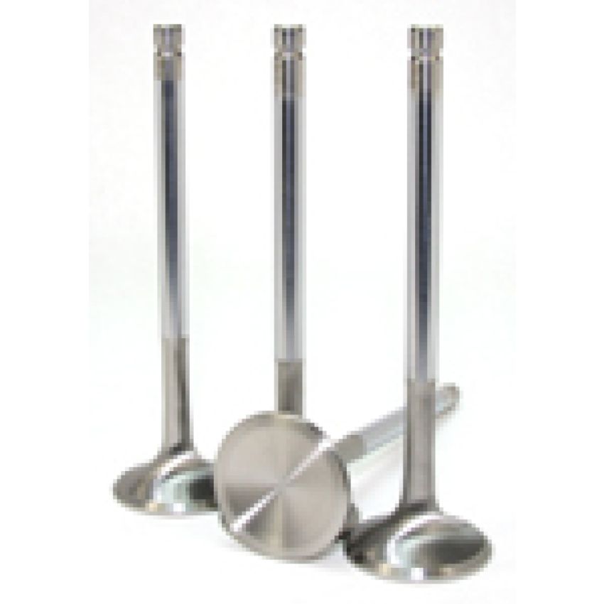 GSC P-D Toyota 3STGE 23-8N Chrome Polished Exhaust Valve - 30mm Head (+1mm) - SET 8