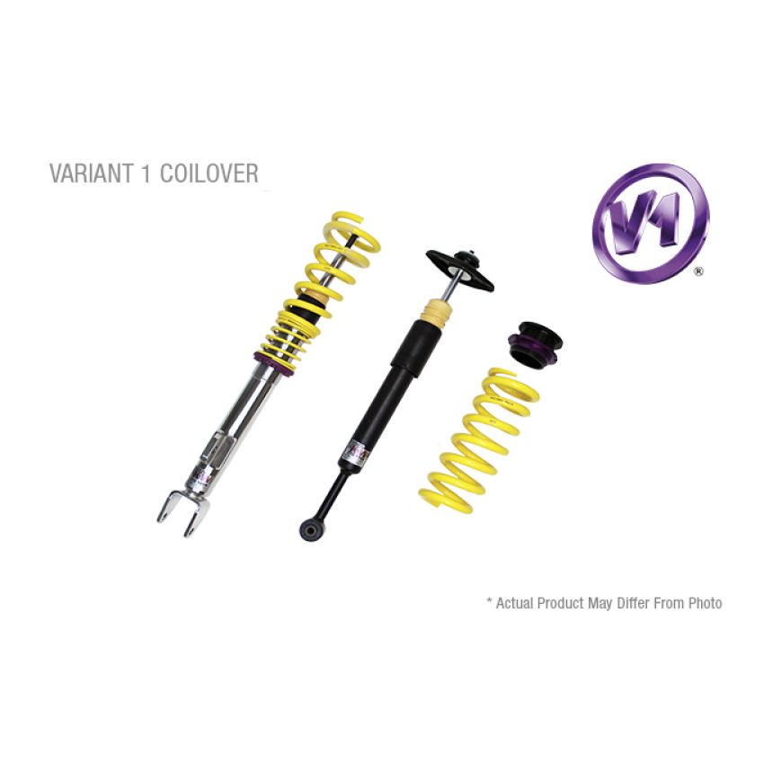 KW 102800BB Coilover Kit V1 Volkswagen Tiguan (MQB) FWD and AWD w/o Electronic Dampers