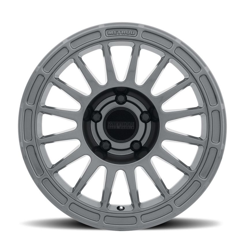 Method MR314 17x7.5 +30mm Offset 5x108 63.4mm CB Gloss Titanium Wheel