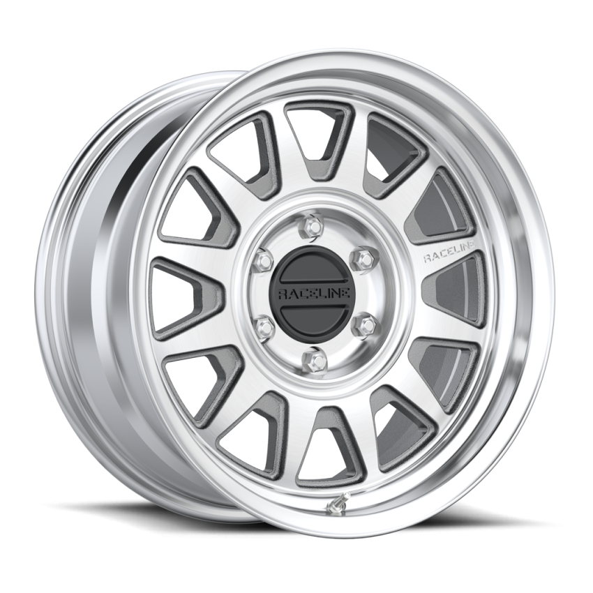 Raceline 952MC Aero 16x8in / 6x139.7 BP / -6mm Offset / 106.1mm Bore - Machined Wheel