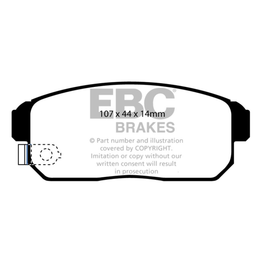 EBC 02-03 Infiniti G20 2.0 Ultimax2 Rear Brake Pads