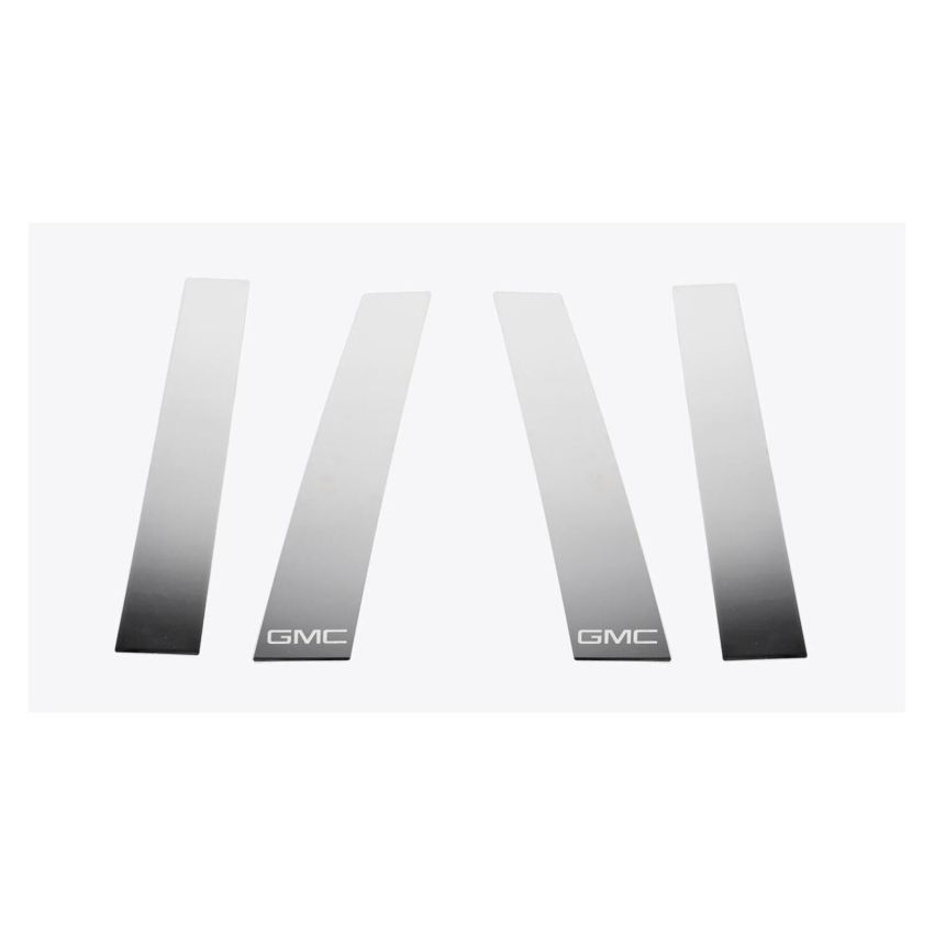 Putco 402670GM-2 19-20 GMC Sierra Fits Double Cab and Crew Cab - GMC Etching SS Pillar Posts