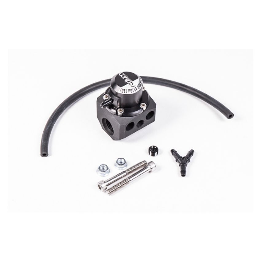 Radium Engineering Fuel Rail In Line Extra Range Pulse Damper 6AN