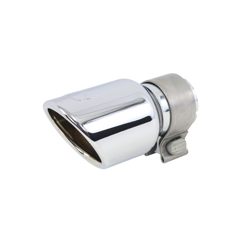 Go Rhino GRT236 Exhaust Tip - Chrome - ID 2in x L 6in x OD 3in