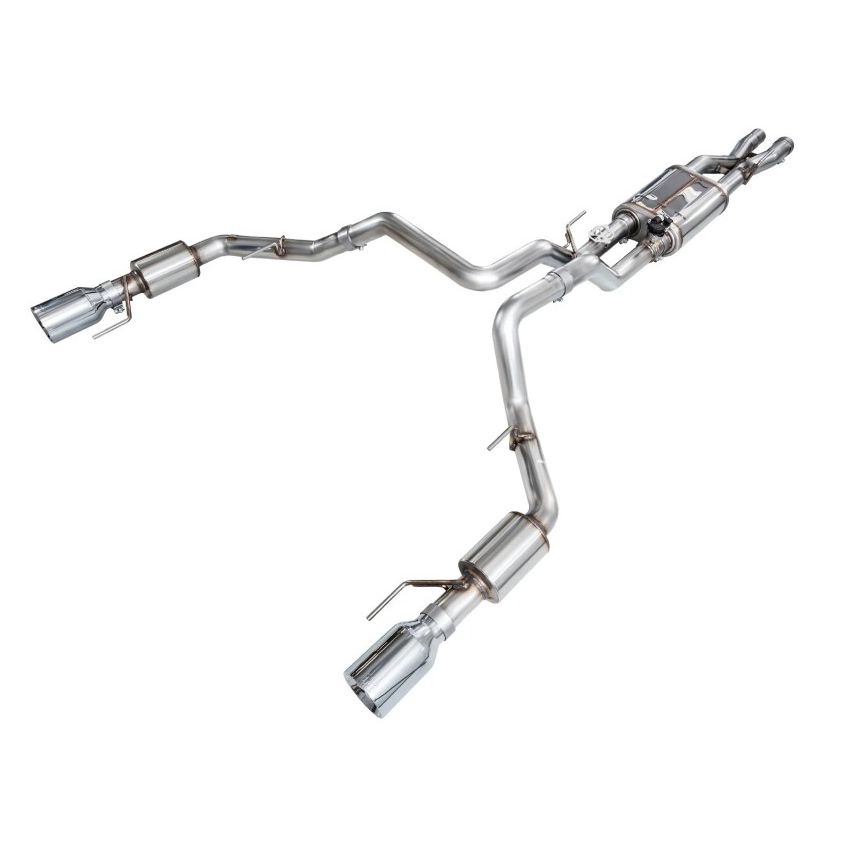 AWE Tuning 3025-32852 AWE Gen 3 Raptor R SwitchPath Exhaust  - Chrome Silver Tips