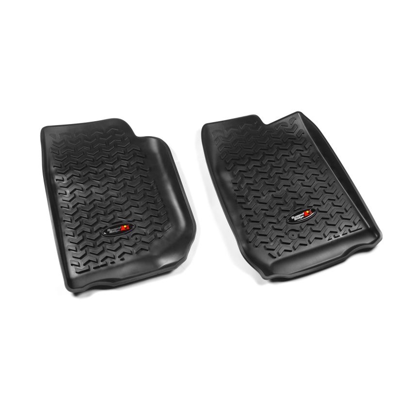 Floor Liners Front Black 07-13 Jeep Wrangler