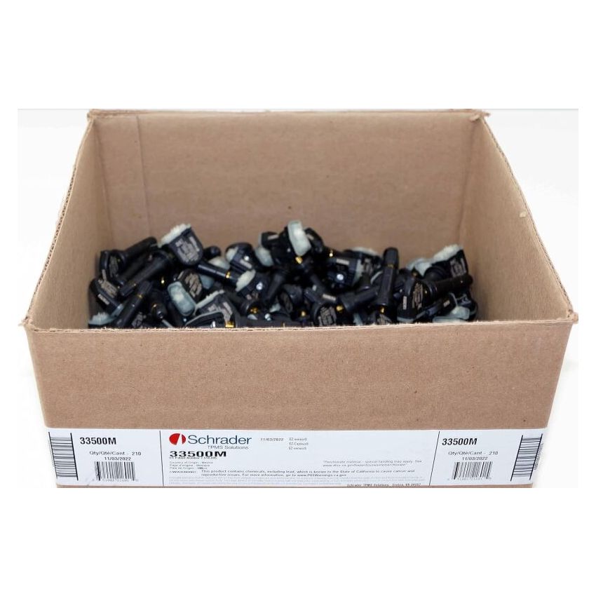 SCHRADER VALVES 33500M Programmable EZ-sensor - Snap-In -210 Pk