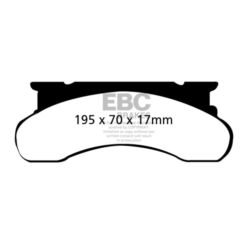 EBC DP61258 77-91 Ford Econoline E250 4.6 Greenstuff Front Brake Pads
