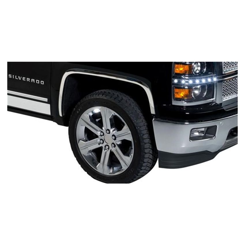 Putco 97295 14-15 Chevy Silverado LD - Full Stainless Steel Fender Trim