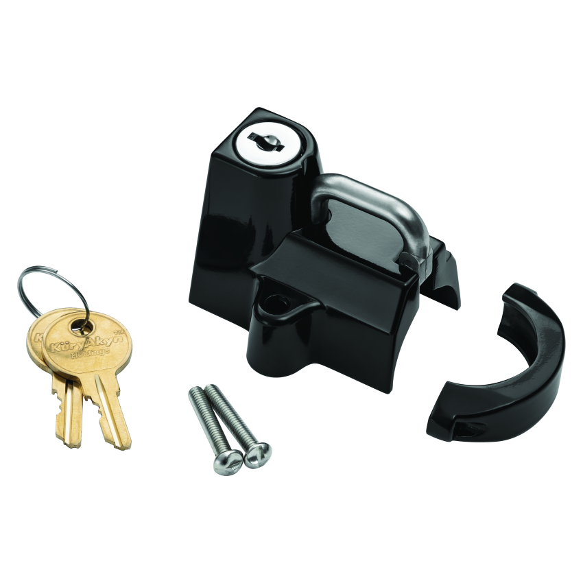 Kuryakyn 4618 Universal Helmet Lock 7/8-1-1/4 Black