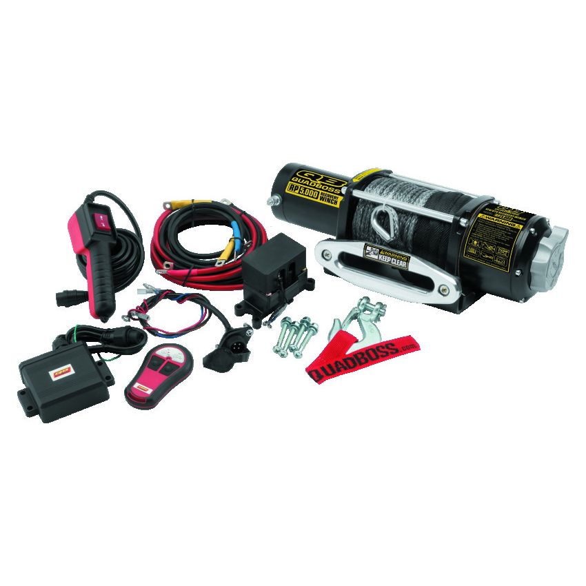 QuadBoss 608851 Winch 5000Lb W/ Synthetic Rope