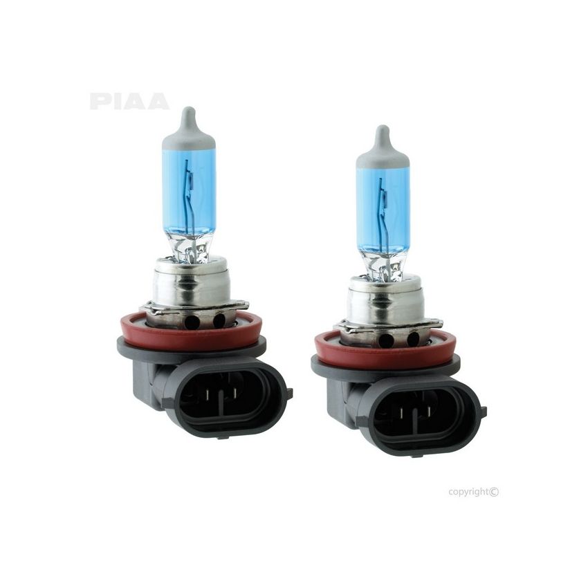 PIAA 18235 PIAA H8 XTreme White Plus Twin Pack Halogen Bulbs