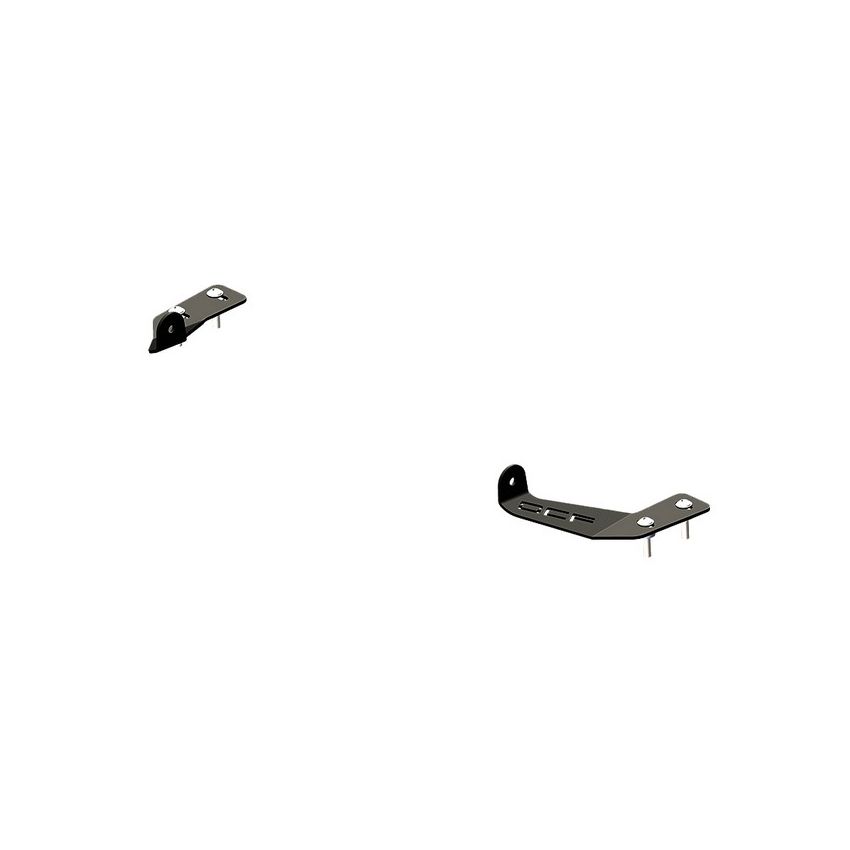 MBRP Exhaust 182736 Hood Light Bar Mount Kit. BLK