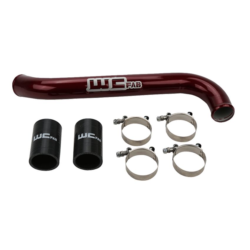 Wehrli 17-19 Chevrolet 6.6L L5P Duramax Upper Coolant Pipe - WCFab Red