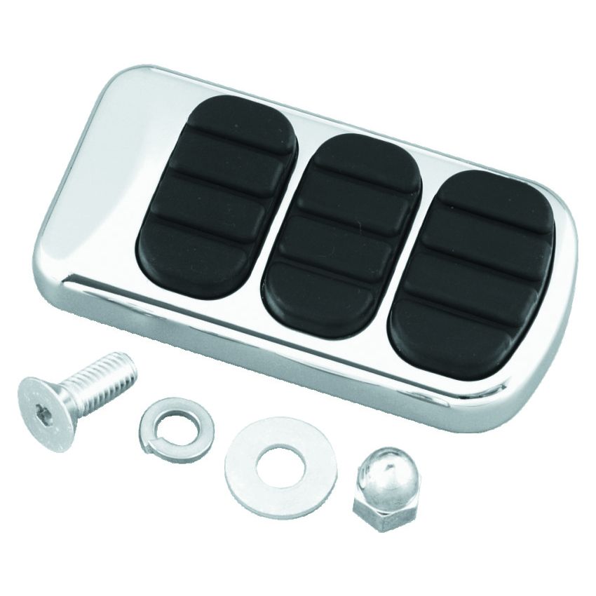 Kuryakyn 8027 ISO Standard Brake Pedal Pad Chrome