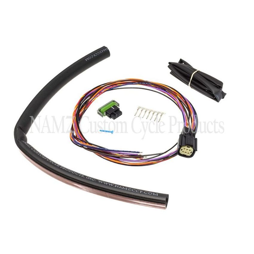 NAMZ NRFH-02 10-13 Road/Street Glide Plug-N-Play Rear Fender Harness (Incl. 6-Pos Molex w/12-Pos Fascia Con)