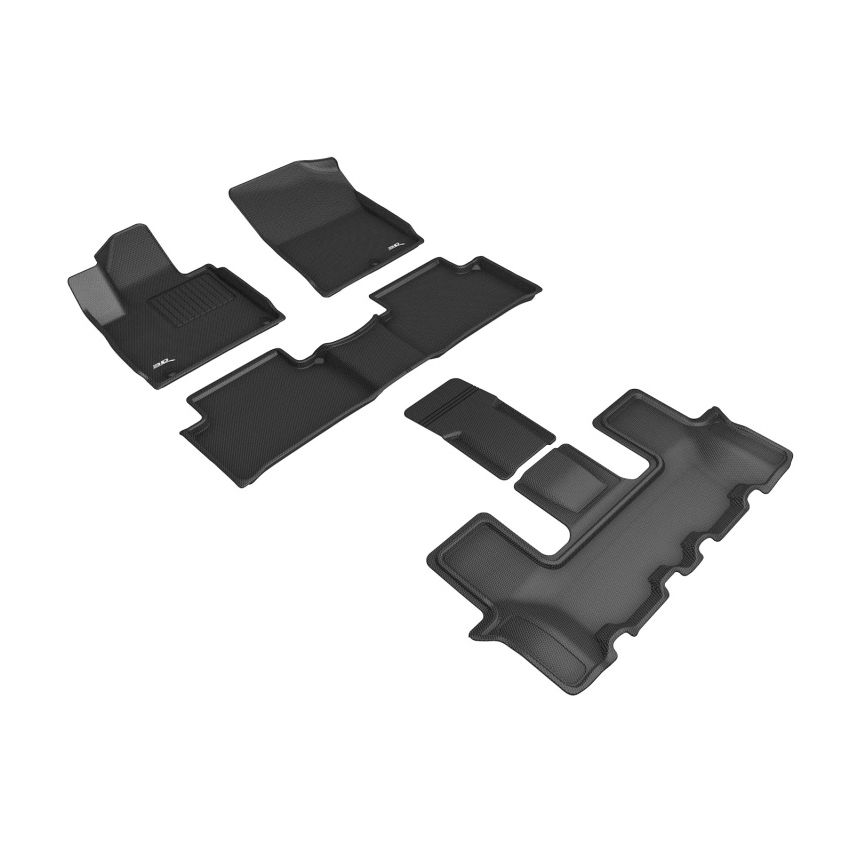 3D MAXpider L1KA05801509 21-23 Kia Sorento 6-Seat Kagu Black R1 R2 R3
