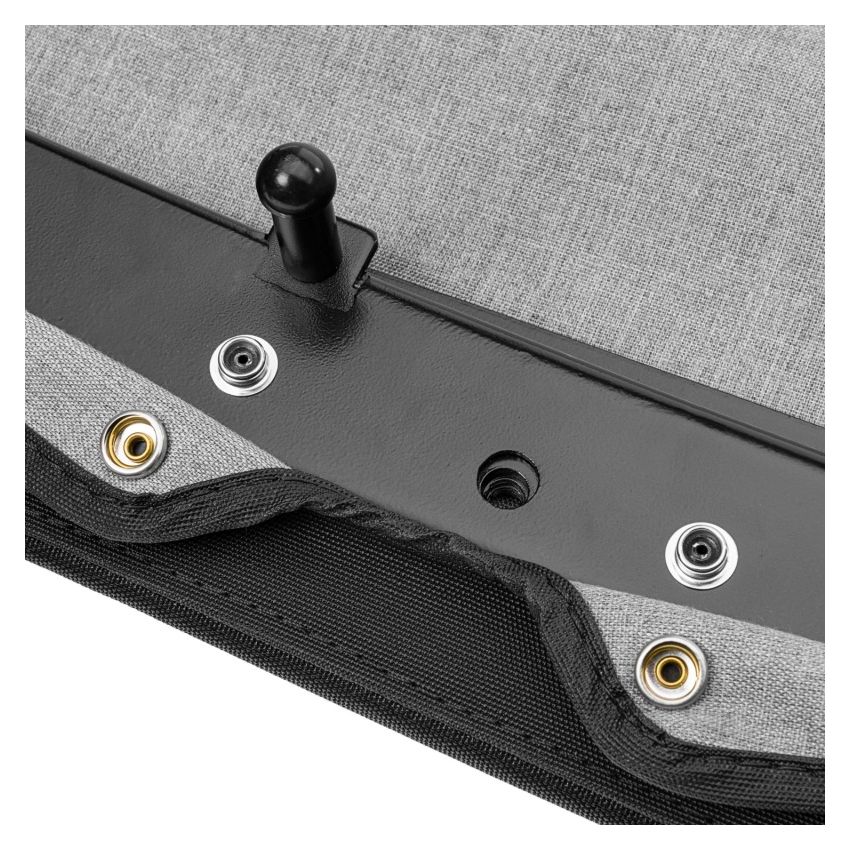 Rugged Ridge Savannah Brief Top Diamond Black 10-18 Jeep Wrangler JL 2-Door