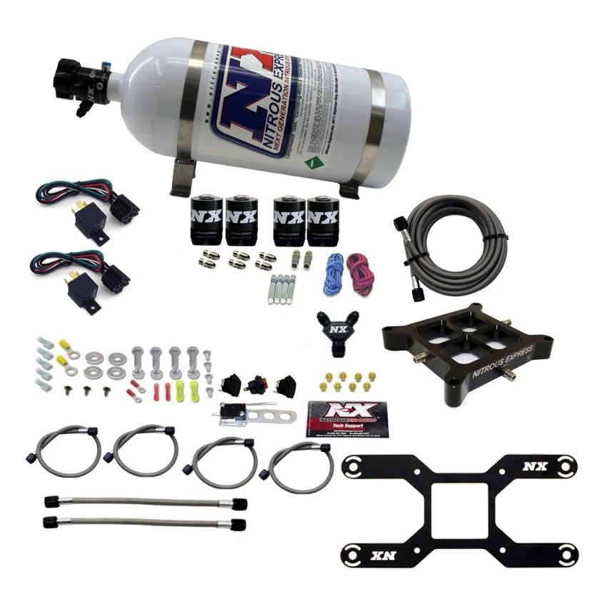 4150 Dual Stage Billet Crossbar Kit w/10lb Bott