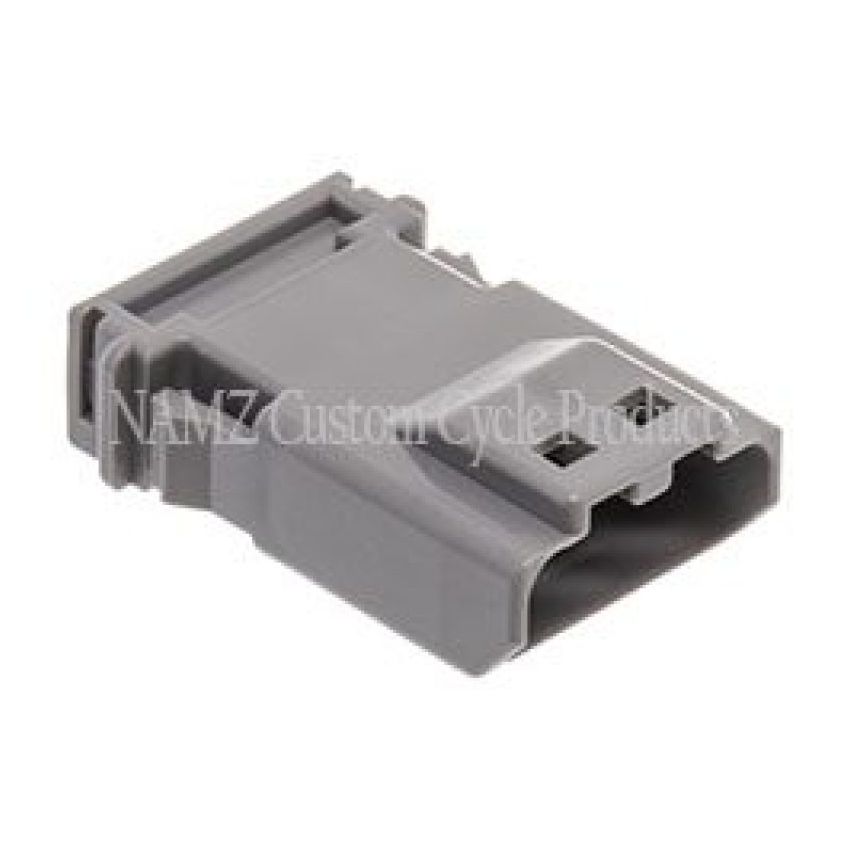 NAMZ NJ-4P52 JAE MX-1900 4-Position Male Gray Pin Housing (HD 69201180)