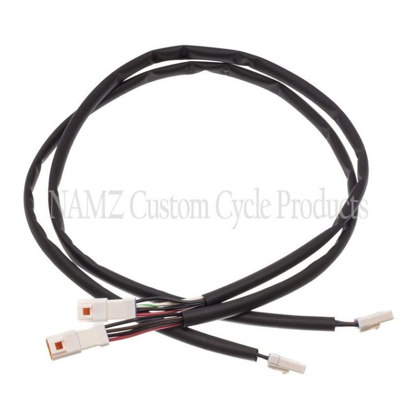 NAMZ NHGX-I24 14-23 Indian Models (Except Scout) Plug-N-Play Heated Grip Xtension Harness 24in.
