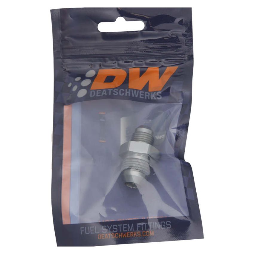 DeatschWerks 8AN Male Flare to 6AN Male Flare Reducer Straight Coupler